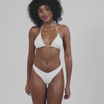 Small / Textured White