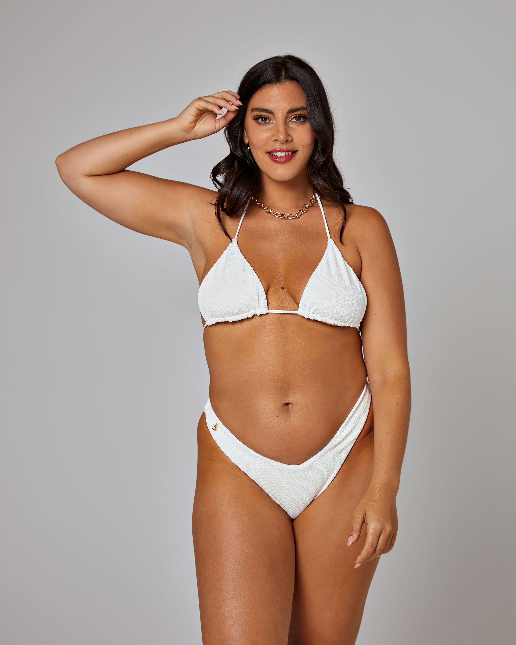 Large / Textured White