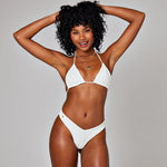 Small / Textured White