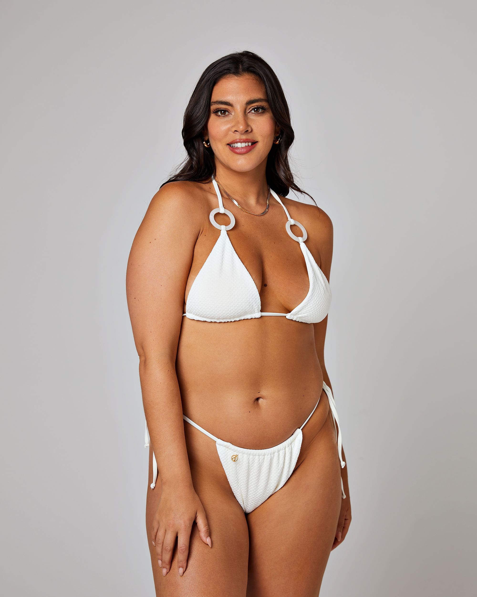 Large / Textured White
