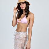 Jenna Wrap - White Snake Skin